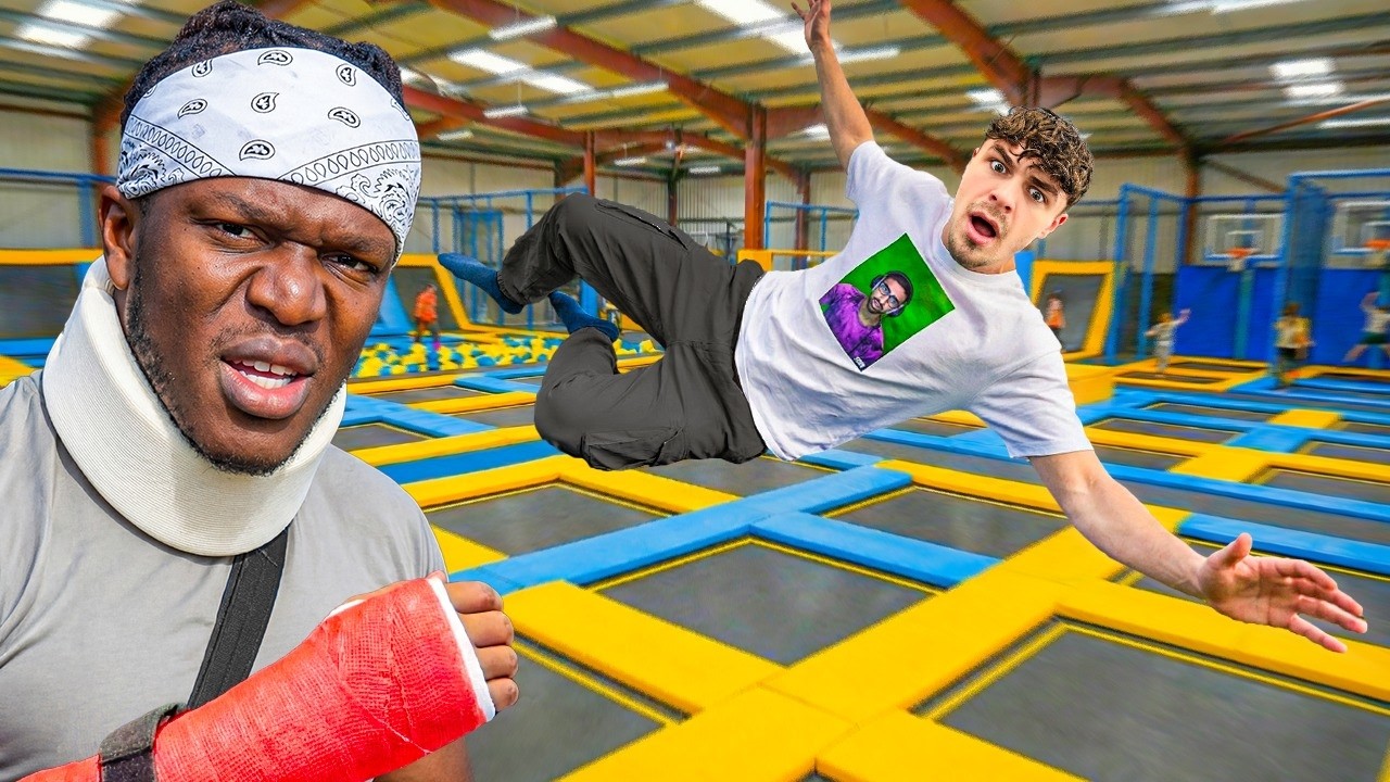 SIDEMEN INJURED AT TRAMPOLINE PARK!