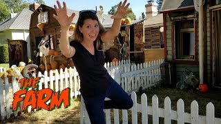 DIY Halloween Prop Ideas - Haunted House Walkthrough - THE FARM Home Haunt Tour