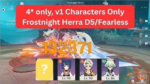 [6.1/Luna2 Stygian Onslaught] 4* Only Frostnight Herra D5/Fearless Clear 114s