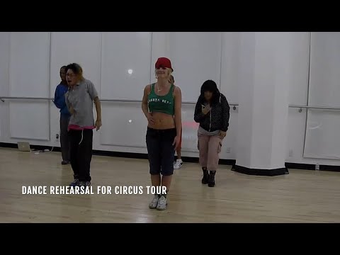 Britney Spears - Circus (Music Video Rehearsal)