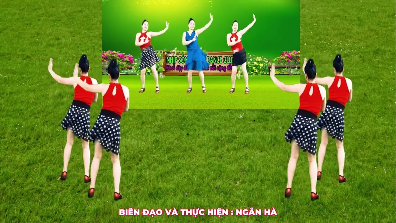 MỚI**MỘNG HOA SIM-DÂN VŨ CHA CHA HAI HƯỚNG -DỄ TẬP -ĐẸP-LẠ-BIÊN ĐẠO NGÂN HÀ