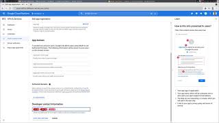 How to configure OAuth consent screen for a project on Google Cloud Console screenshot 4