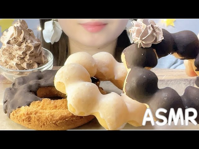 【咀嚼音】冷凍ドーナツ🍩/frozen donut【ASMR/EATING SOUNDS/Mukbang/モッパン/먹방】