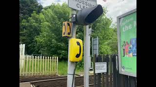 Intro to Moss Side station level crossing, Lancashire