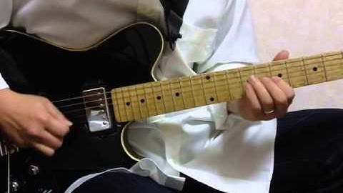 I practiced "After Goodbye" (Paul Jackson Jr.)