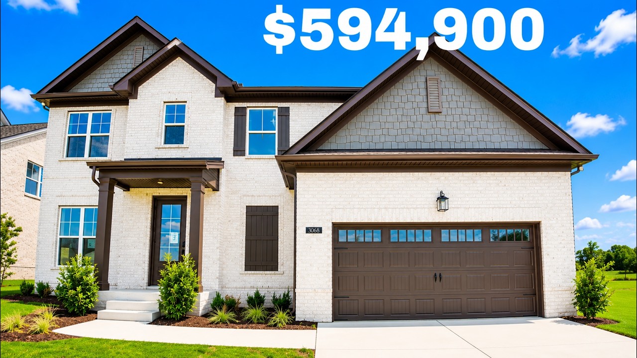 Gallatin Home Tour - All-Brick New Build With a Community Pool - Where to Live In Nashville