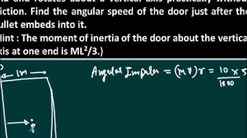 Rotational motion | Class 11th | Physiccs NCERT solution | Exercise 7.24