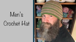 Men’s Crochet Hat | Men’s Crochet Beanie | Crochet Hat | Crochet Beanie