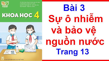 Khoa học lớp 4 kết nối tri thức Bài 3 – Sự ô nhiễm và bảo vệ nguồn nước – Trang 13