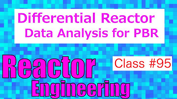Differential Reactor Rate Data Analysis for PBR // Reactor Engineering - Class 95