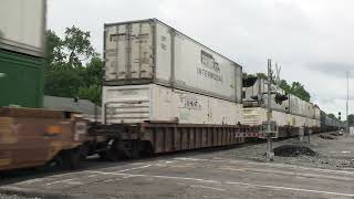 NORFOLK SOUTHERN GE D9-40CW Northbound Intermodal Container Train