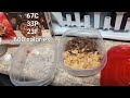 Breakfast prep.