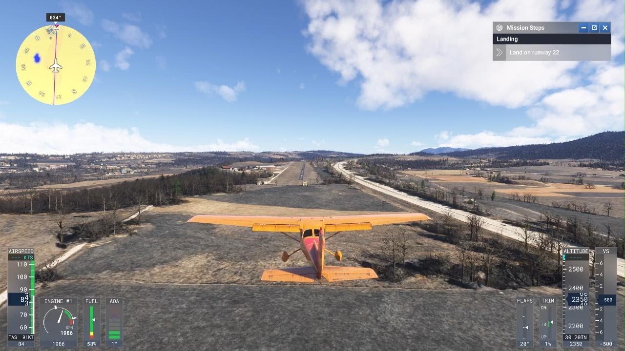 Microsoft Flight Simulator 2024 Cargo Work. Using All The Runway!