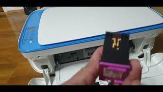 HP Deskjet 3635 cartridge change