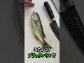 池のバス全部食べる！（松笠揚げ）