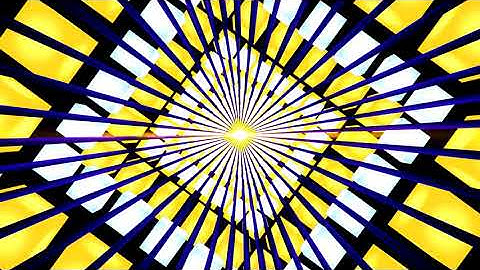 neon golden animated Tunnel qube  vj loop Background - no copyright, copyright free motion video