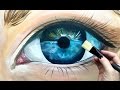 Beginner Learn to paint Realistic Eye in acrylic | TheArtSherpa