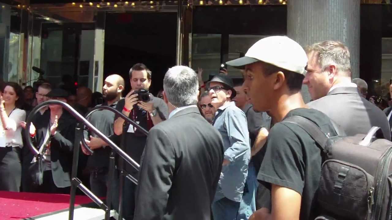 Charlie Sheen honors Slash at the Hollywood Walk of Fame