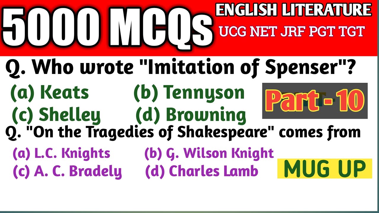 English Literature UGC NET English Literature MCQs With Answers english-literature-ugc-net-english-literature-mcqs-with-answers