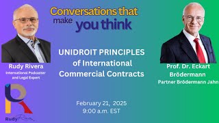 What are the UNIDROIT PRINCIPLES OF INTERNATIONAL COMMERCIAL CONTRACTS