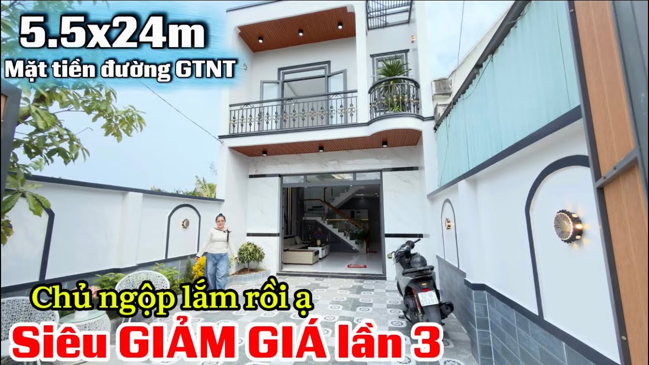 😢Hơi kém duyên GIÚP CHỦ có cái TẾT ấm no hạ lần 3 ngộp lắm rồi ạ. 5.5x24m SHR mặt tiền đường thông