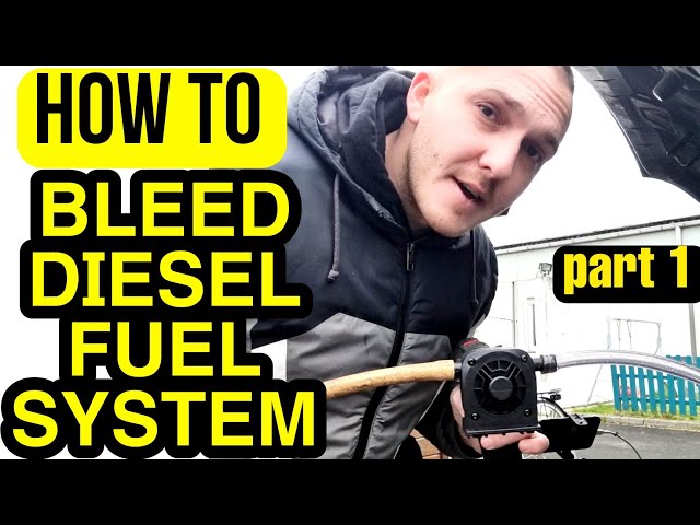 Diesel wont start after fuel filter change ? / How to bleed Diesel fuel system ?  (PART 1) class=