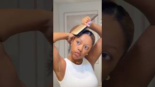 easy low bun tutorial for type 4 hair 💕 #naturalhairjourney #naturalhairstyles #lowbunhairtutorial
