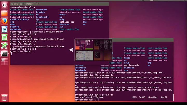 Linux Command Line - Screencast with FFmpeg and SoX