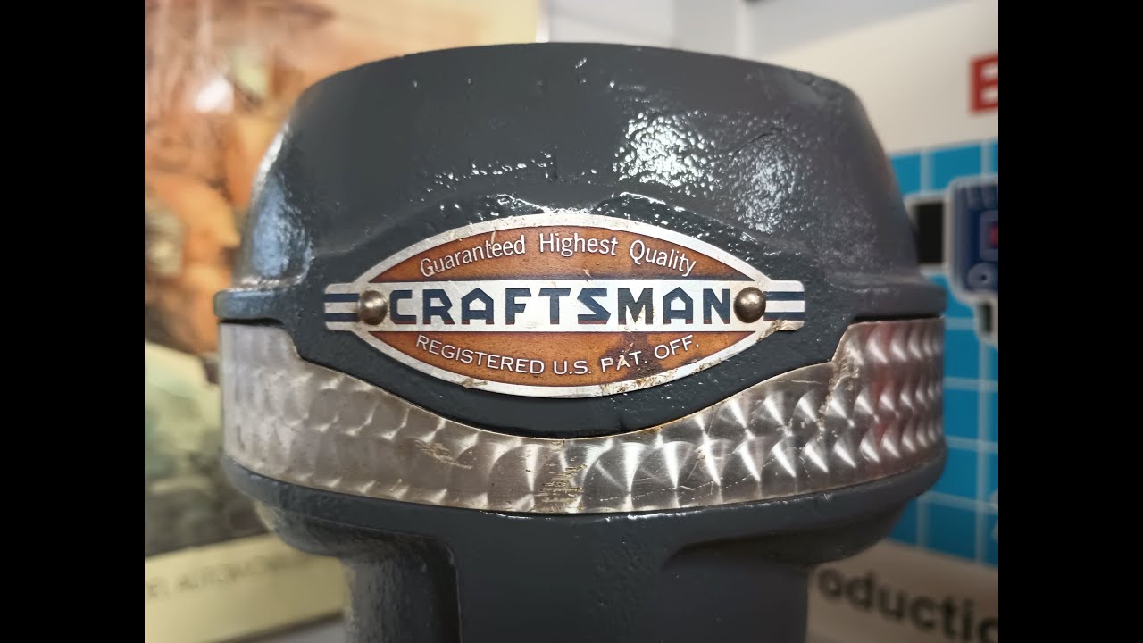 Restored Craftsman Model 103 Drill Press YouTube