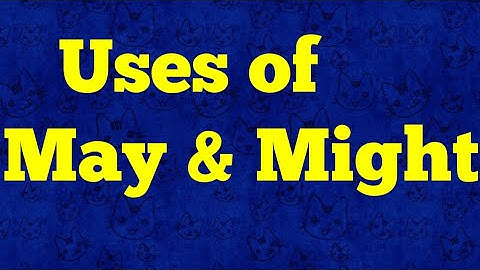 Basic English grammar : Uses of May & Might #englishgrammar #esl