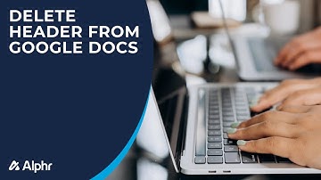 How to Delete a Header from Google Docs