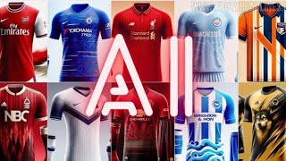 AI DESIGNS EVERY PREMIER LEAGUE KIT