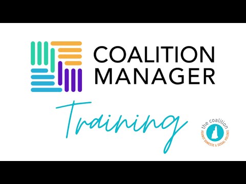 Coalition Manager Training February 2022