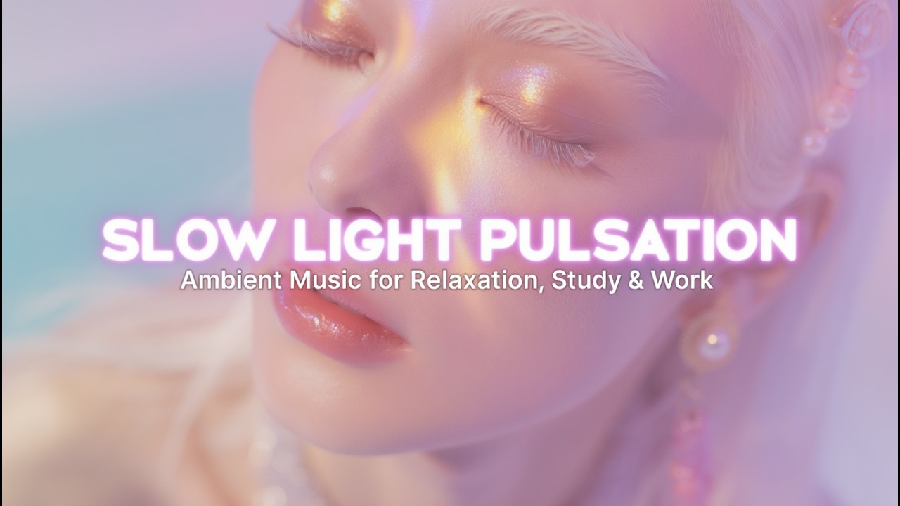✧ Slow Light Pulsation | Ambient Background Music for Relaxation, Study & Work