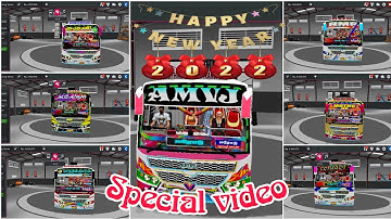 NEW SPECIAL 2022  AMVJ BUS MOD LIVERY PACK PART 2 REALSED