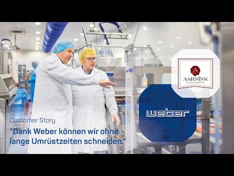 700 verschiedene Fleisch- und Wurstartikel auf 8 Weber Linien | Customer Story Aarnink Vleeswaren