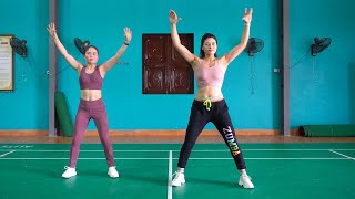 20 Mins Aerobic Workout For Weight Loss  Easy Fat Burning Exercises | Eva Fitness