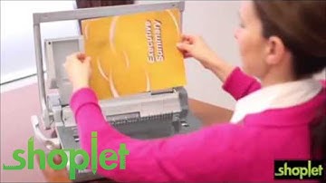 Fellowes Quasar™ Manual Wire Binding Machine w/ Starter Kit