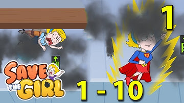 Save The Girl - NOOB vs PRO - Gameplay Walkthrough - Levels 1-10 All Solutions Android HD