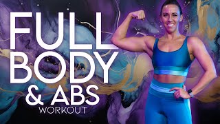 30 Minute Full Body & Abs Workout | FLEX - Day 1 #athomeworkout #strengthtraining