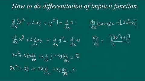 How to do differentiation of Implicit Function | JEE/BITSAT/EMACET/NDA
