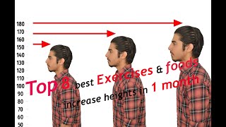 Top 8 Best Exercises & Foods  Increase Height in 1 month