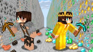 1 Faki̇r Maden Vs 1,000,000 Zengi̇n Maden - Minecraft