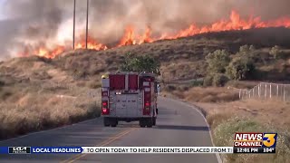 Sunset Fire burns 103 acres in Banning 90 contained