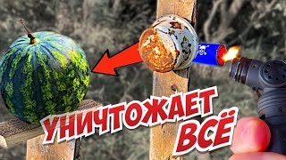 ГОРИЗОНТАЛЬНЫЙ ЗАПУСК КАСТРЮЛИ петардами! УНИЧТОЖАЕТ ВСЁ на ПУТИ!!!