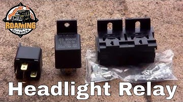 Land Rover Defender Headlight Relay Upgrade - Installation and Review