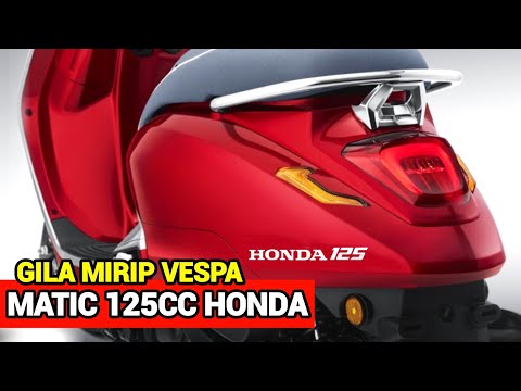 BERMESIN 125CC❗MATIC BARU HONDA 2023 DISAIN MIRIP VESPA MATIC SUDAH DI INDONESIA!? NEW SCOOPY!?