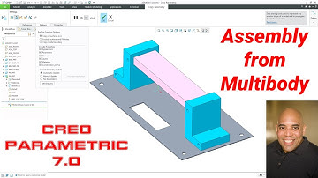 Creo Parametric 7.0 - Assembly from Multibody