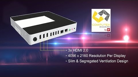 IBASE SI-613 3x 4K Digital Signage Player