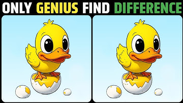 Only 2% Genius Can Find The 3 Differences 🥸